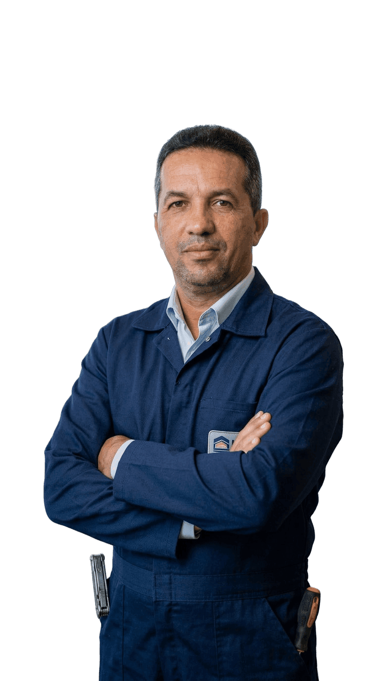 Profissional da Niza Manutenções — empresa familiar de manutenção residencial em Águas Claras